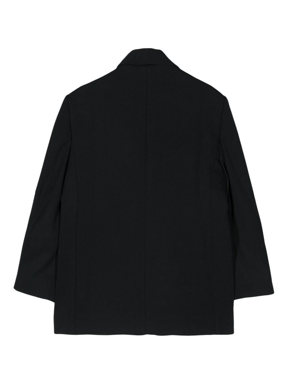 STUDIO NICHOLSON Wool Single-Breasted Blazer Jacket - Darkest Navy