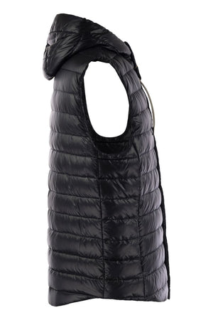 HERNO Luxury Water-Resistant Sleeveless Down Vest