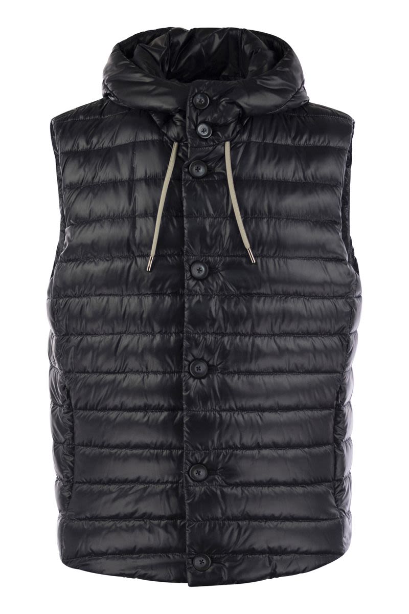 HERNO Luxury Water-Resistant Sleeveless Down Vest