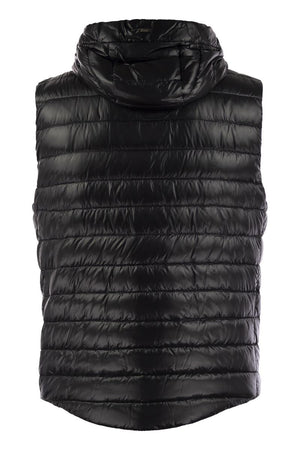 HERNO Luxury Water-Resistant Sleeveless Down Vest