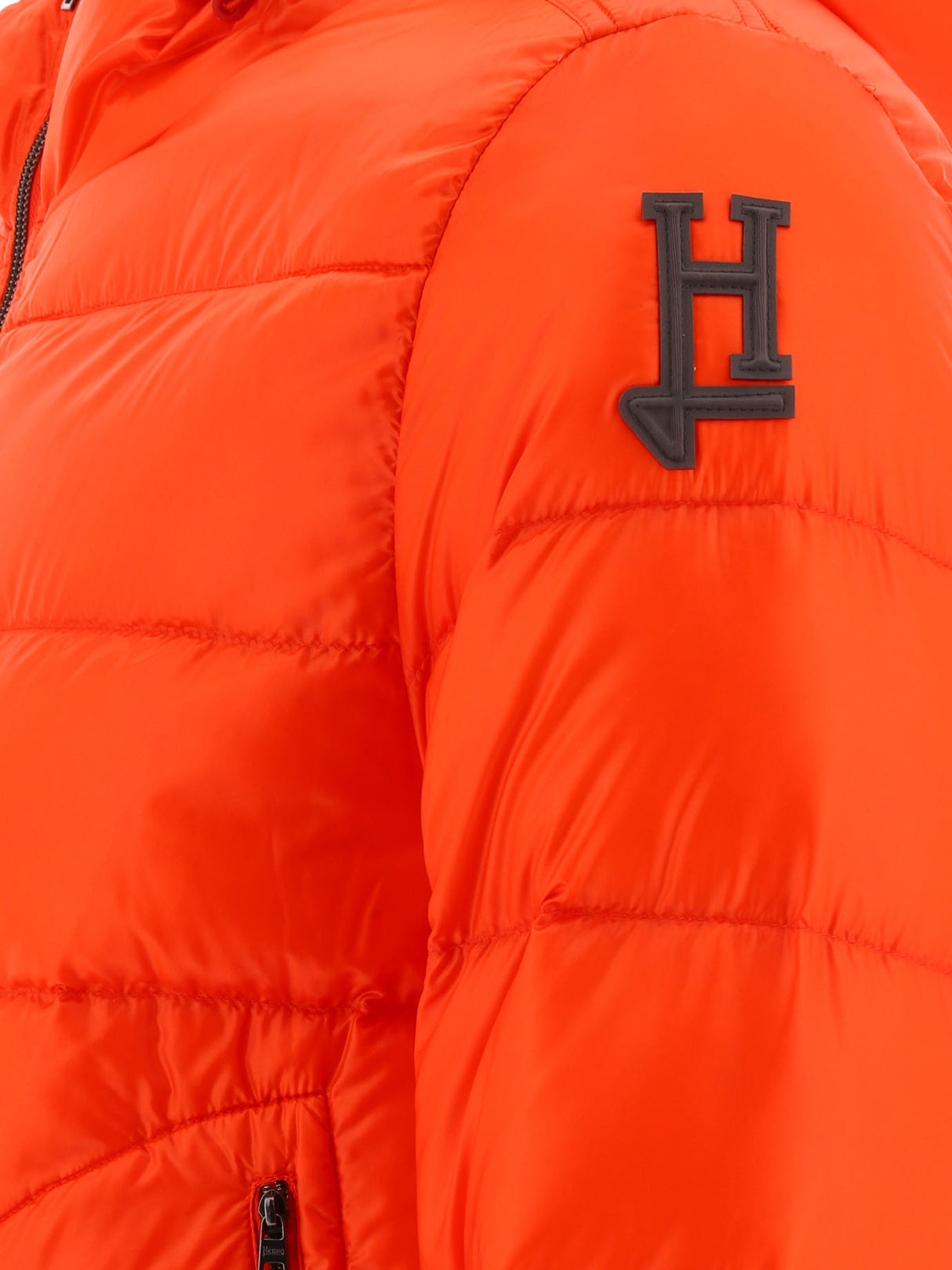 HERNO 23FW Men's ORANGE Bubble Jacket - 2024 Collection