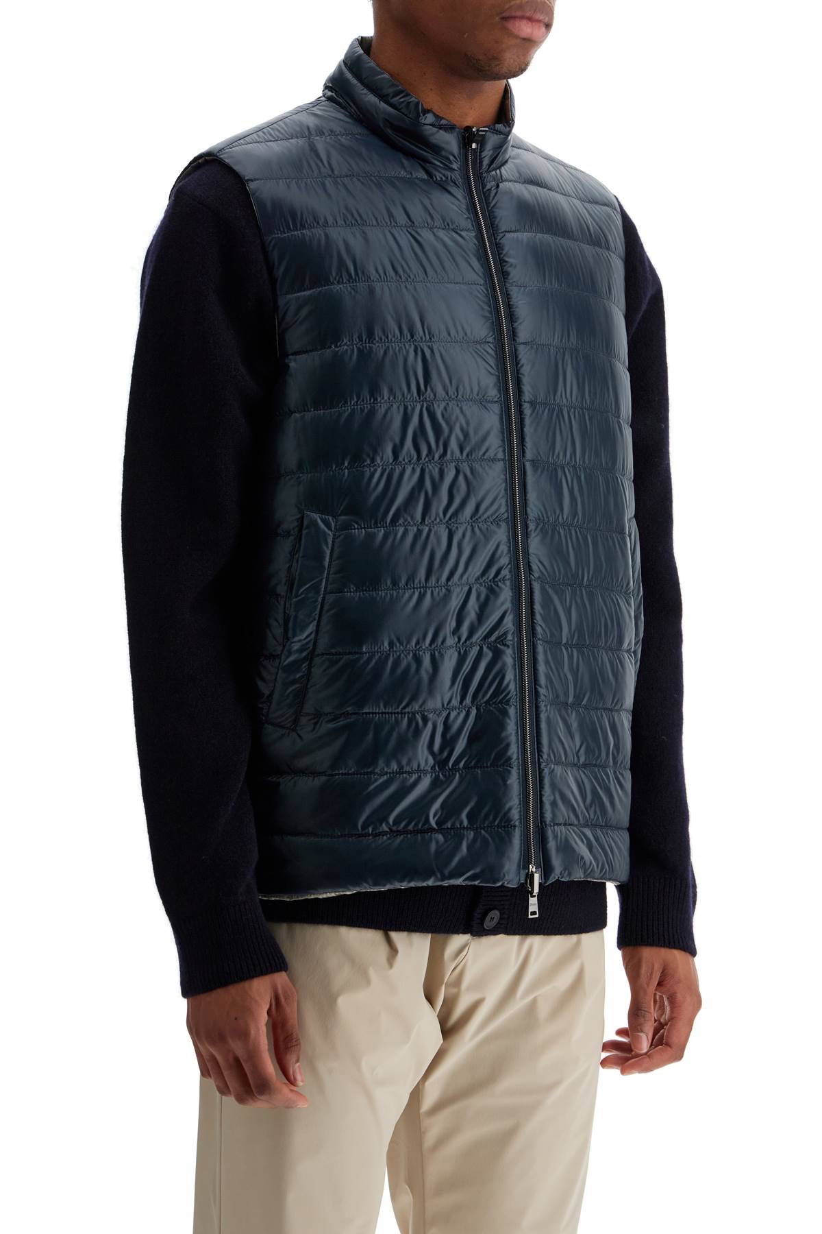 HERNO Reversible Ultra-Light Mini Gilet for Men