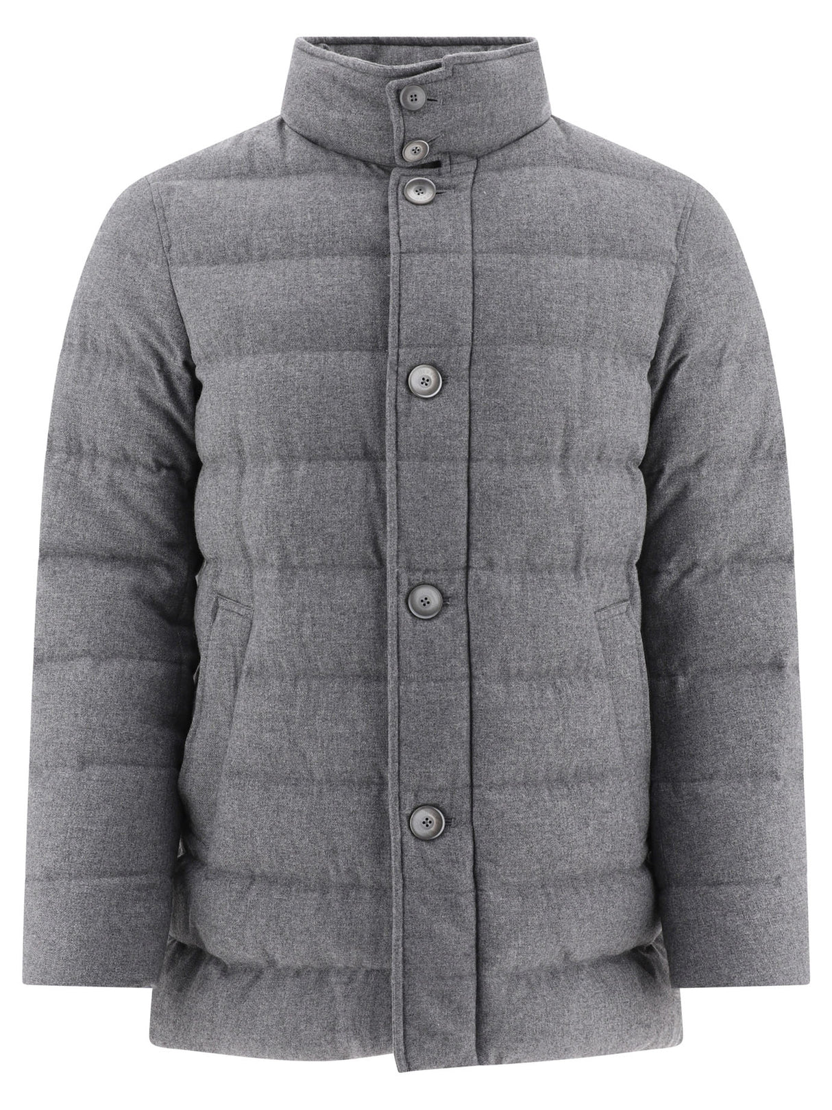 HERNO Luxury Cashmere-Blend Down Jacket