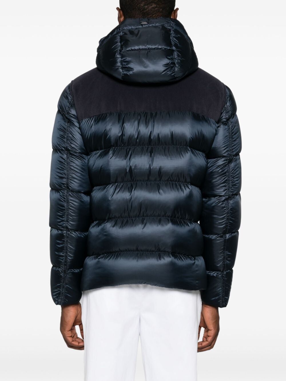 HERNO Corduroy Panels Down Jacket - Men's Outerwear