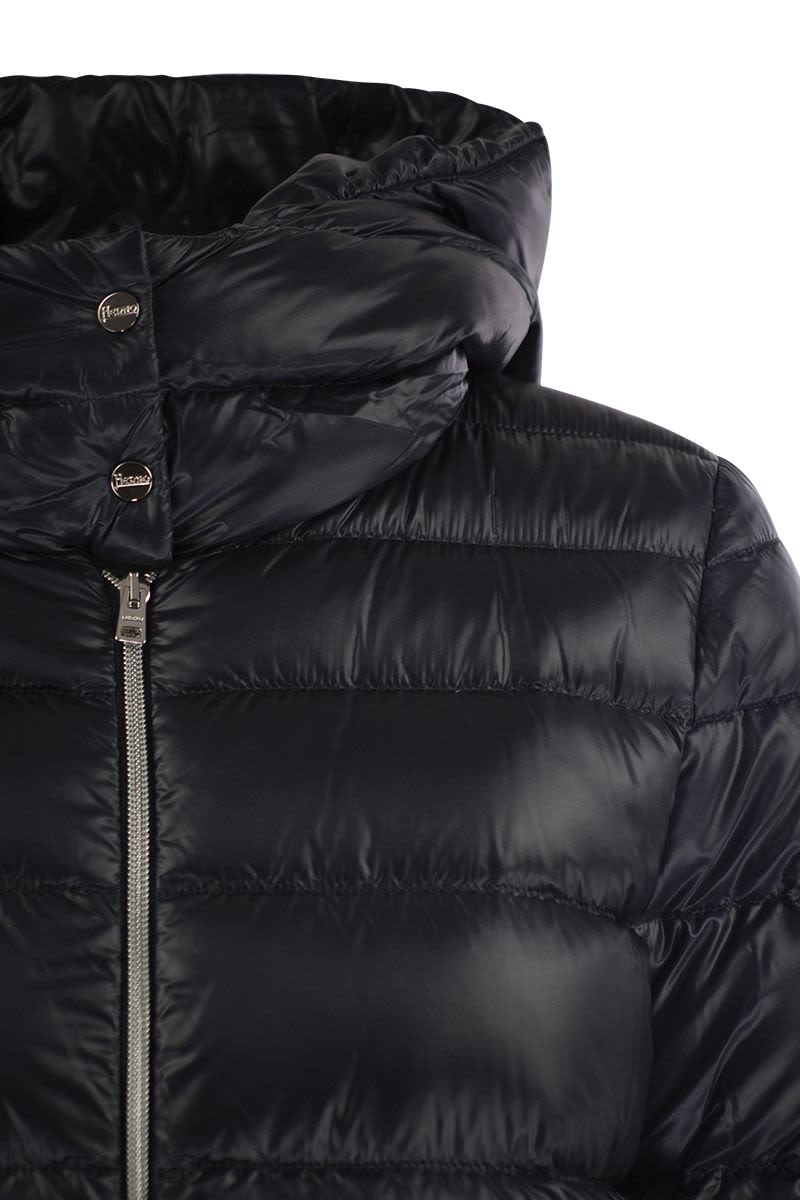 HERNO Luxury Ultralight Hooded Bomber Jacket