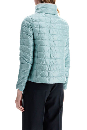 HERNO Mini Lightweight Puffer Jacket with Metal Buttons