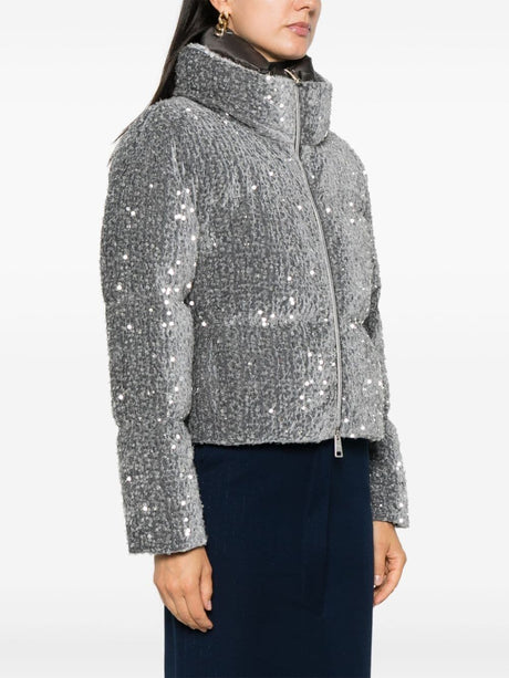 HERNO Sequin Embellished Padded Jacket - Women’s Outerwear