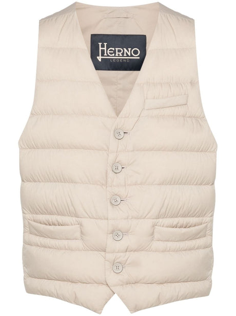 HERNO Elegant Quilted Down Vest for Men