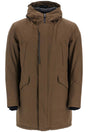 HERNO Men's Mini-Length Waterproof Down Parka Jacket