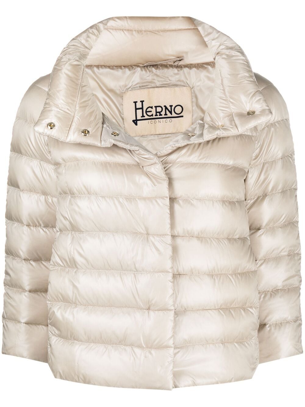 HERNO Sofia Mini Down Jacket - Beige