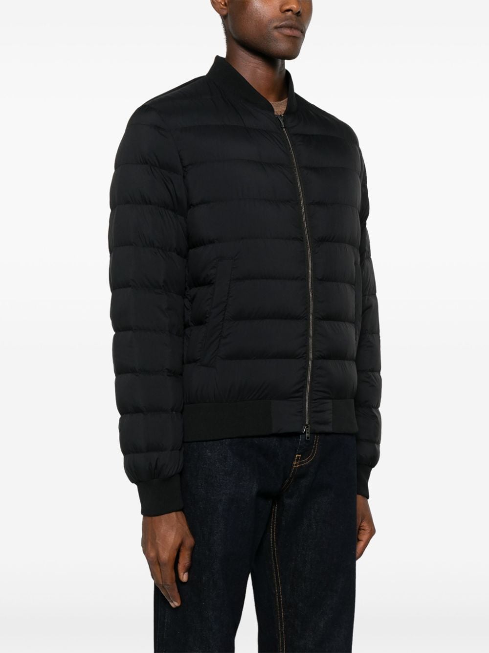 HERNO Aviator-Inspired Quilted Down Jacket