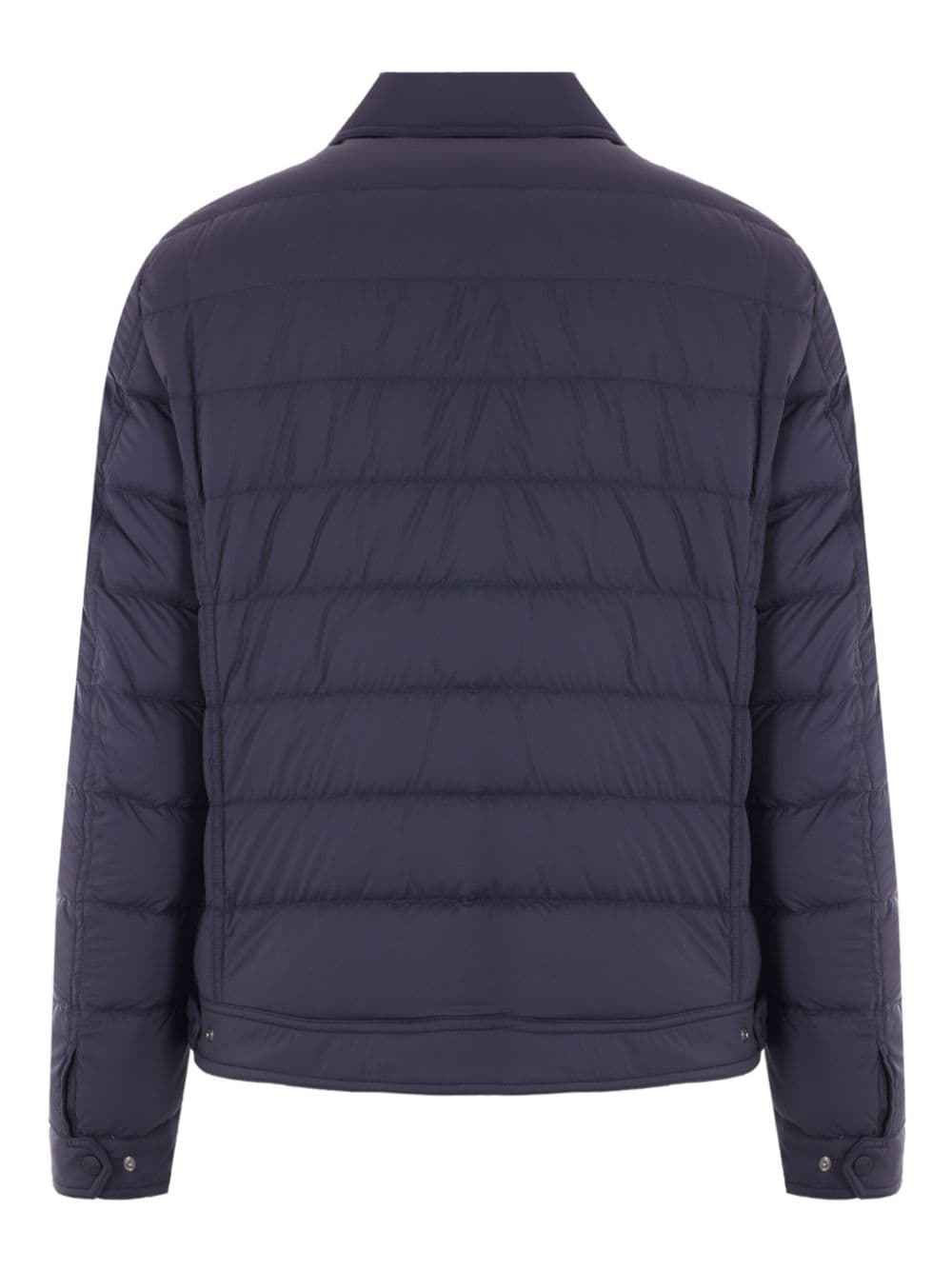 HERNO Navy Blue Quilted Down Jacket