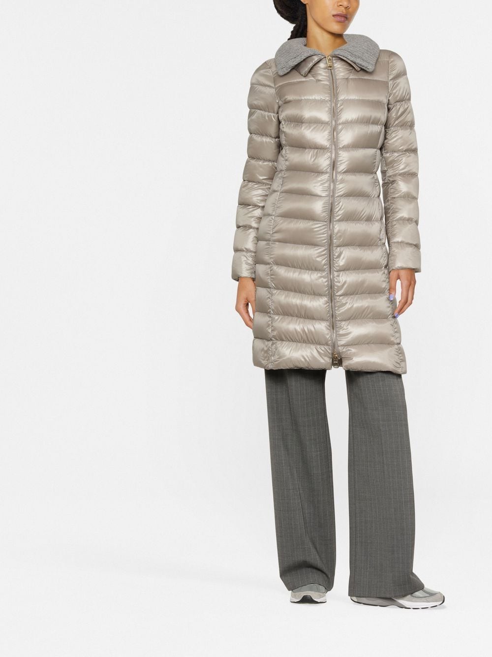 HERNO Elegant Midi-Length Puffer Jacket