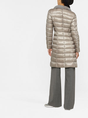 HERNO Elegant Midi-Length Puffer Jacket