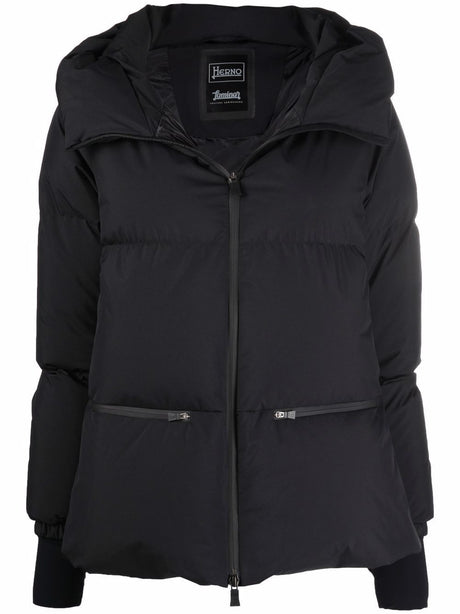 HERNO Hooded Padded Jacket for Women - Fall Winter 2024