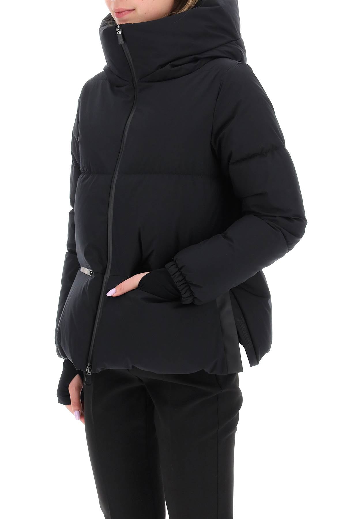 HERNO Elegant Windproof Down Jacket with Hood