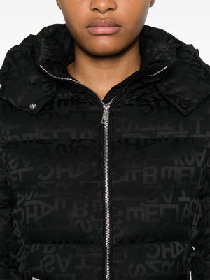 ELISABETTA FRANCHI Quilted Black Sport Jacket for Women