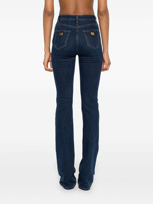 ELISABETTA FRANCHI Bootcut High-Waisted Denim Jeans for Women