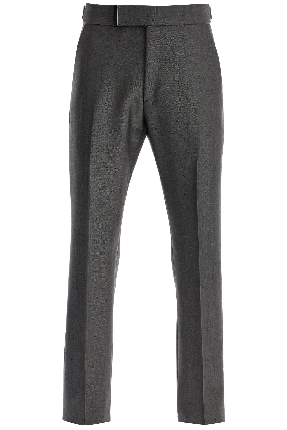 TOM FORD Atticus Slim-Fit Wool-Mohair Dress Trousers