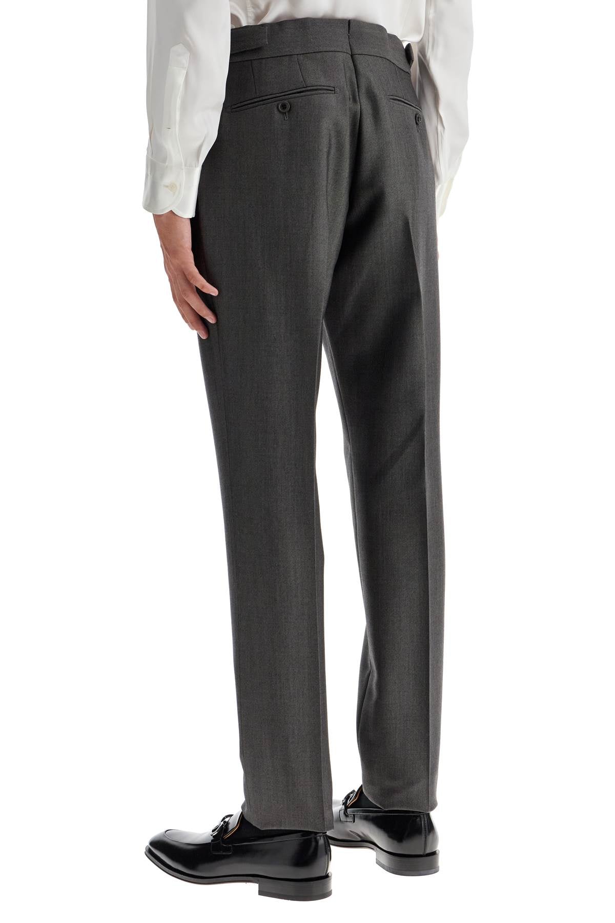 TOM FORD Atticus Slim-Fit Wool-Mohair Dress Trousers