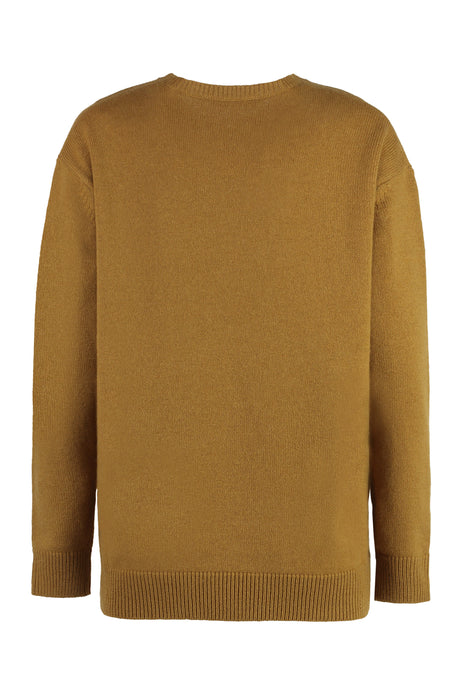 MAX MARA Wool and Cashmere Sweater with Sequin Embroidery