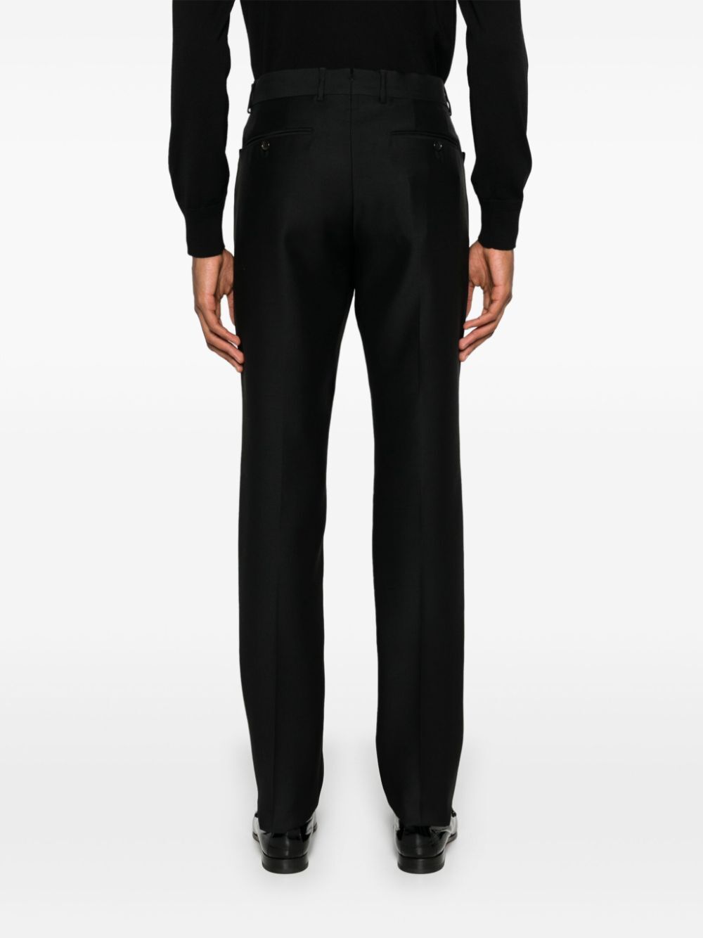 TOM FORD Light Knit Silk Poplin Western Pocket Pants