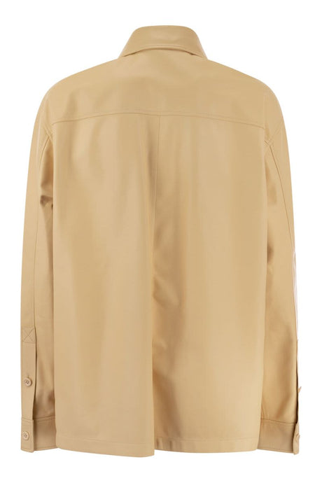 FABIANA FILIPPI Women's Elegant Powder Shirt made of Luxurious Leather - SS24 Collection