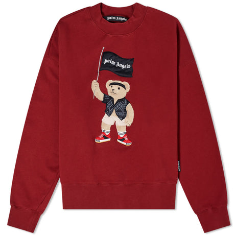 PALM ANGELS Pirate Bear Logo Sweatshirt for Men - Fall/Winter 2024