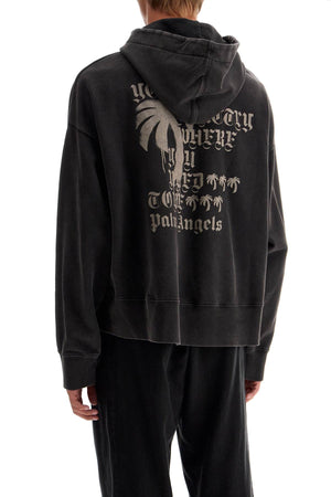 PALM ANGELS Oversized Monogram Hooded Sweatshirt - Size M