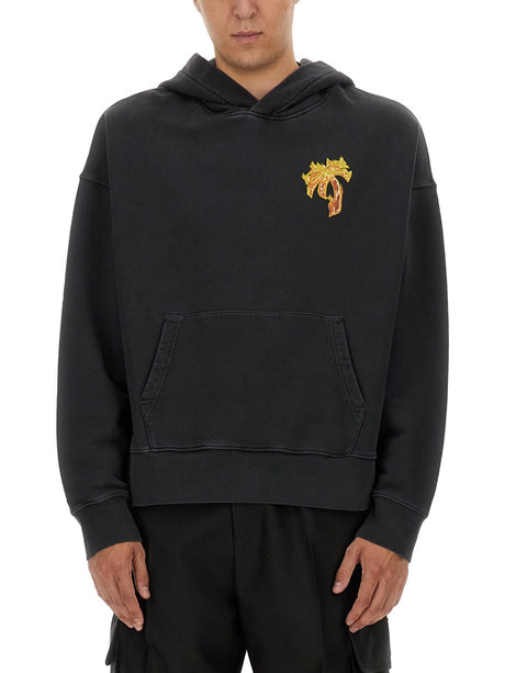 PALM ANGELS Men's Cotton Hoodie - Size L