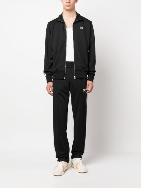 PALM ANGELS Men's Black Polyamide Giubbotto for FW23