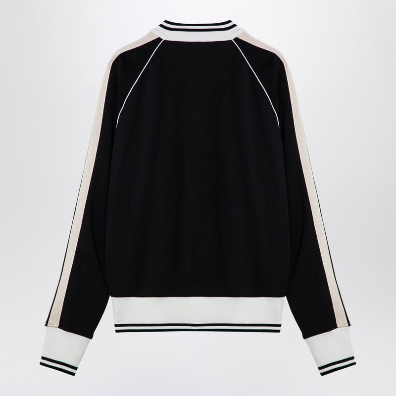 PALM ANGELS Urban Contrast Zip-Up Sweatshirt