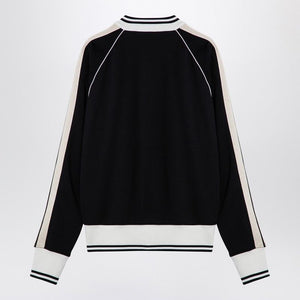 PALM ANGELS Urban Contrast Zip-Up Sweatshirt