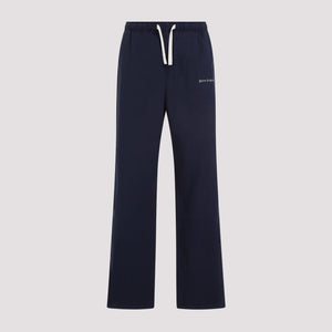 PALM ANGELS Blue Cotton Trousers for Men - SS24 Collection