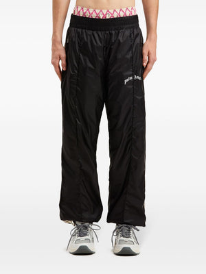 PALM ANGELS Curved Logo Mini Track Pants