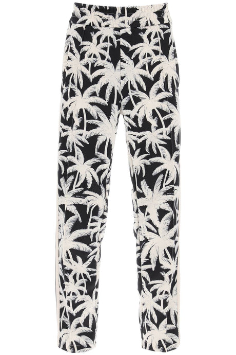 PALM ANGELS Vibrant Palm Print Joggers - Size L