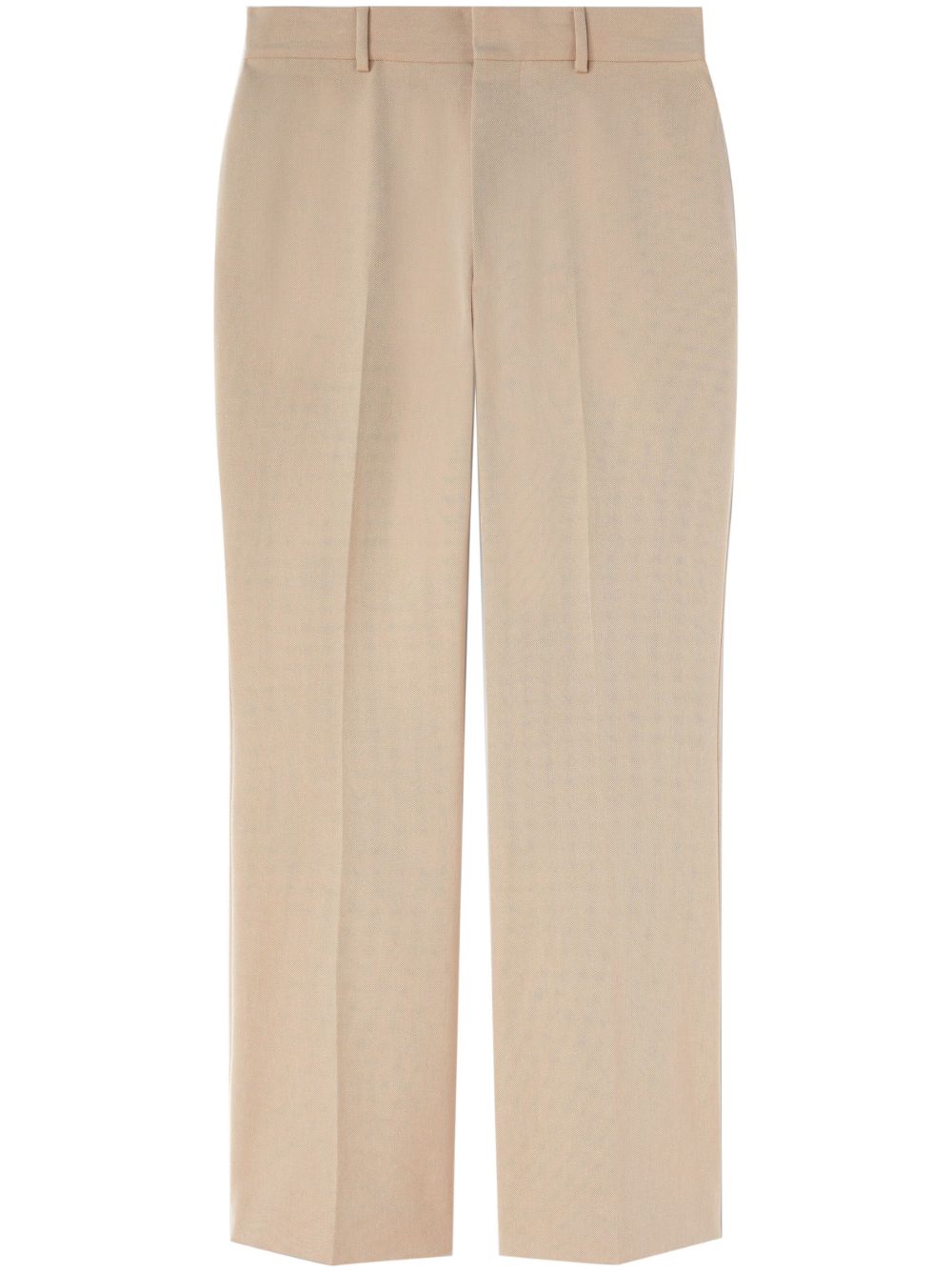 PALM ANGELS Retro Flare Tailored Trousers - Men's Tan Pants for FW23