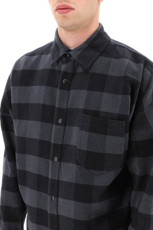 PALM ANGELS Checkered Cotton Overshirt for Men - FW24