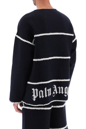 PALM ANGELS Knit Wool Blend Pullover for Men