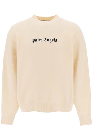 PALM ANGELS Classic Logo Knit Sweater for Men