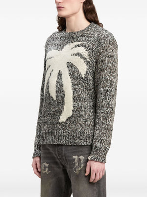 PALM ANGELS Men's Knit Palm Sweater