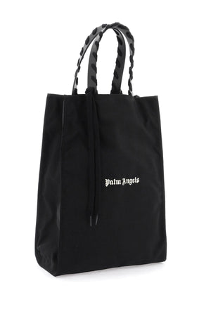 PALM ANGELS Embroidered Logo Mini Tote Handbag