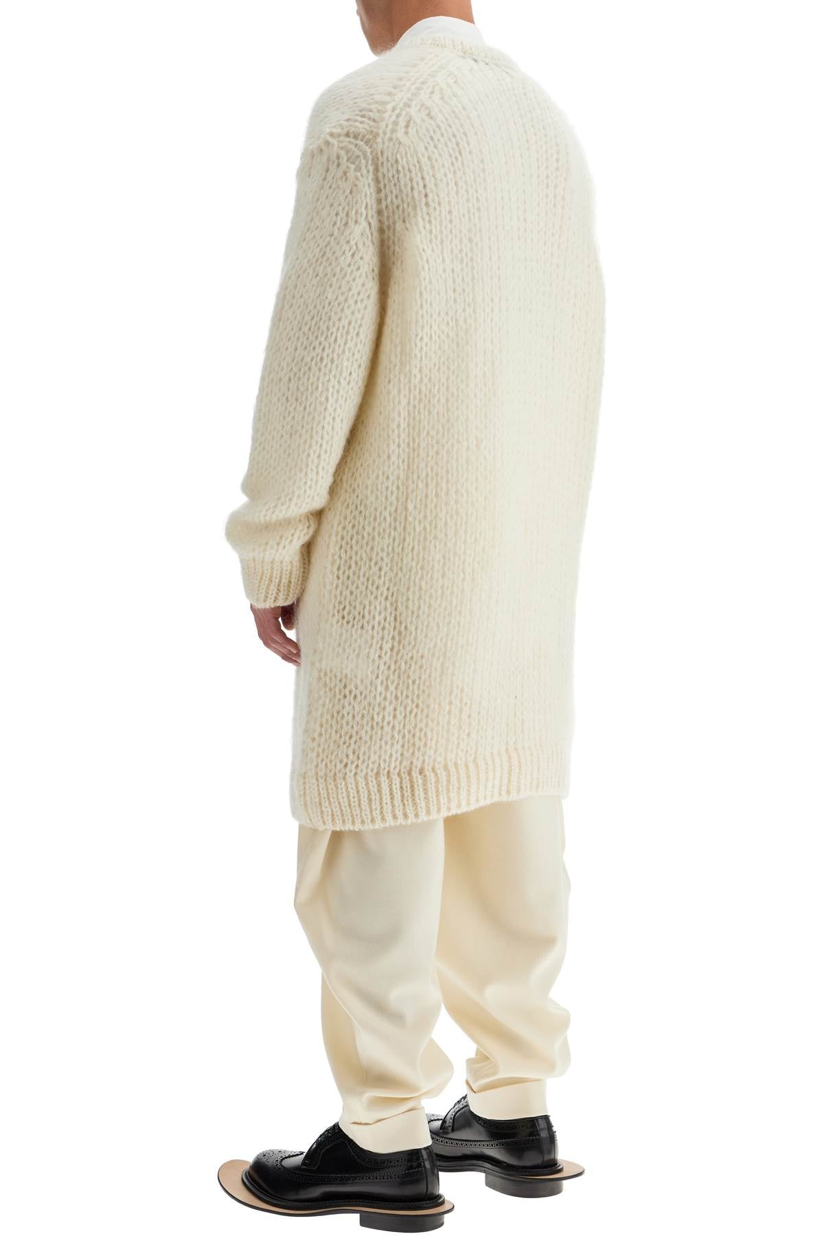 COMME DES GARÇONS HOMME PLUS Oversized Mohair Pullover - Knee-Length Fit