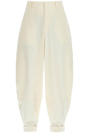 COMME DES GARÇONS HOMME PLUS STRETCH WOOL BARREL PANTS FOR MEN/W