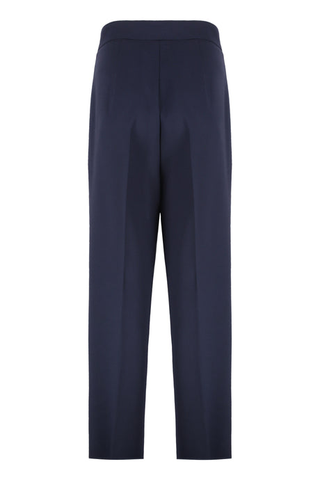 MAX MARA Polonia Virgin Wool Trousers for Women - SS25