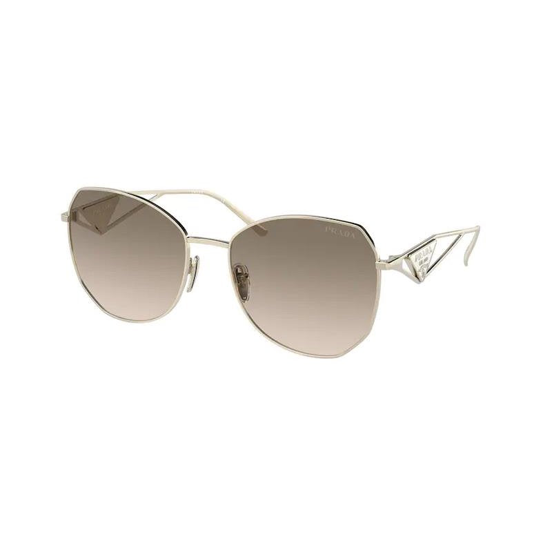 PRADA Stylish Silver Metal Sunglasses for Women