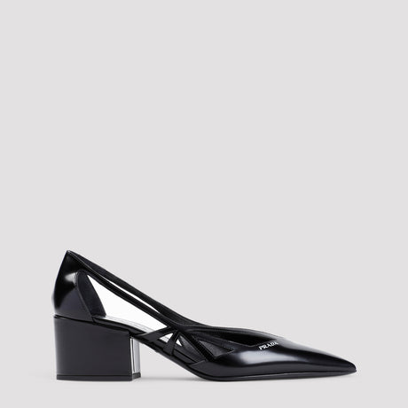 PRADA Elegant 5cm Heel Leather Pumps