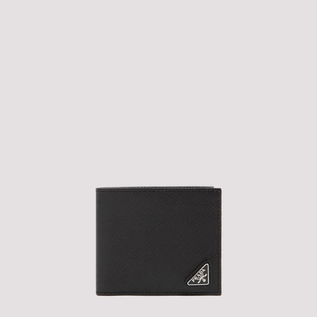 PRADA Luxury Leather Wallet with Multiple Compartments