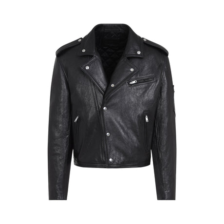 PRADA Luxury Goat Leather Jacket for Men - Spring Summer 25