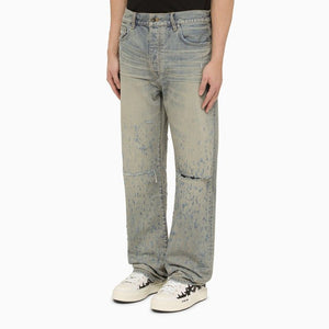 AMIRI Antique Indigo Ripped Jeans for Men